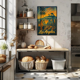 Los Angeles Dreamscape Poster PosterGoat