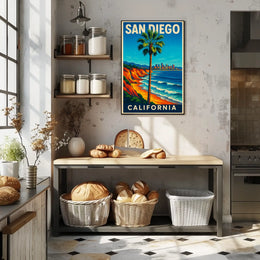 San Diego Travel Poster