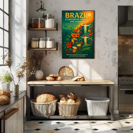 Brazil A Tapestry of Vibrancy and Harmony Poster