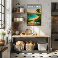 Virgin Islands Caribbean Paradise Poster