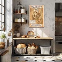 Saint Elizabeth of Hungary Poster PosterGoat