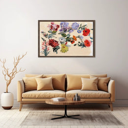 Elegant Floral Vintage Botanical Art Poster