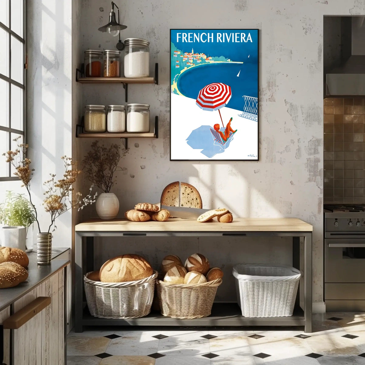 French Riviera Getaway Poster