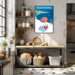 French Riviera Getaway Poster