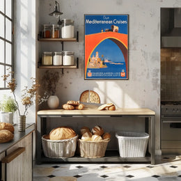 Mediterranean Cruises Advertisement Poster