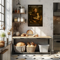 St. Anthony Reverence: Classical Spiritual Heritage Poster PosterGoat