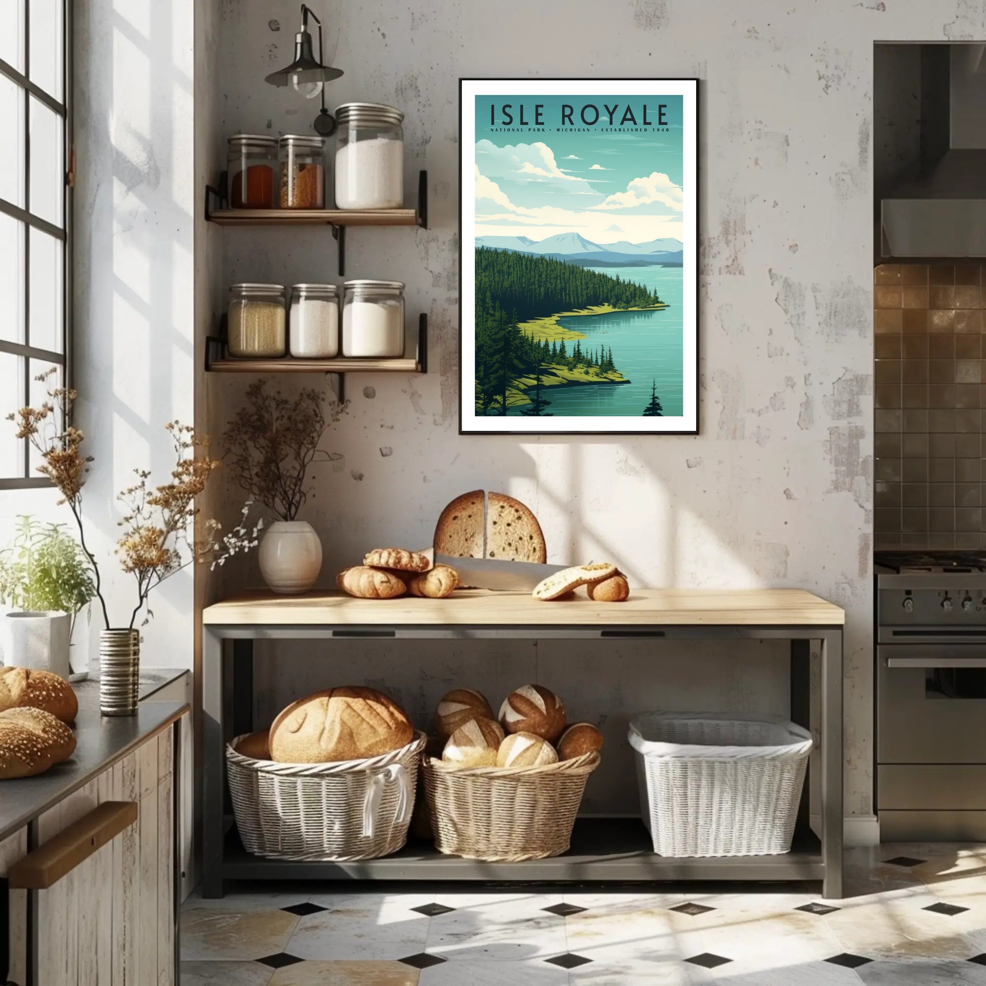 Isle Royale National Park Scenic Poster Wall Art