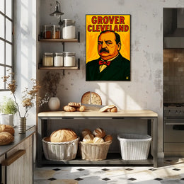 Grover Cleveland Vintage Portrait Poster