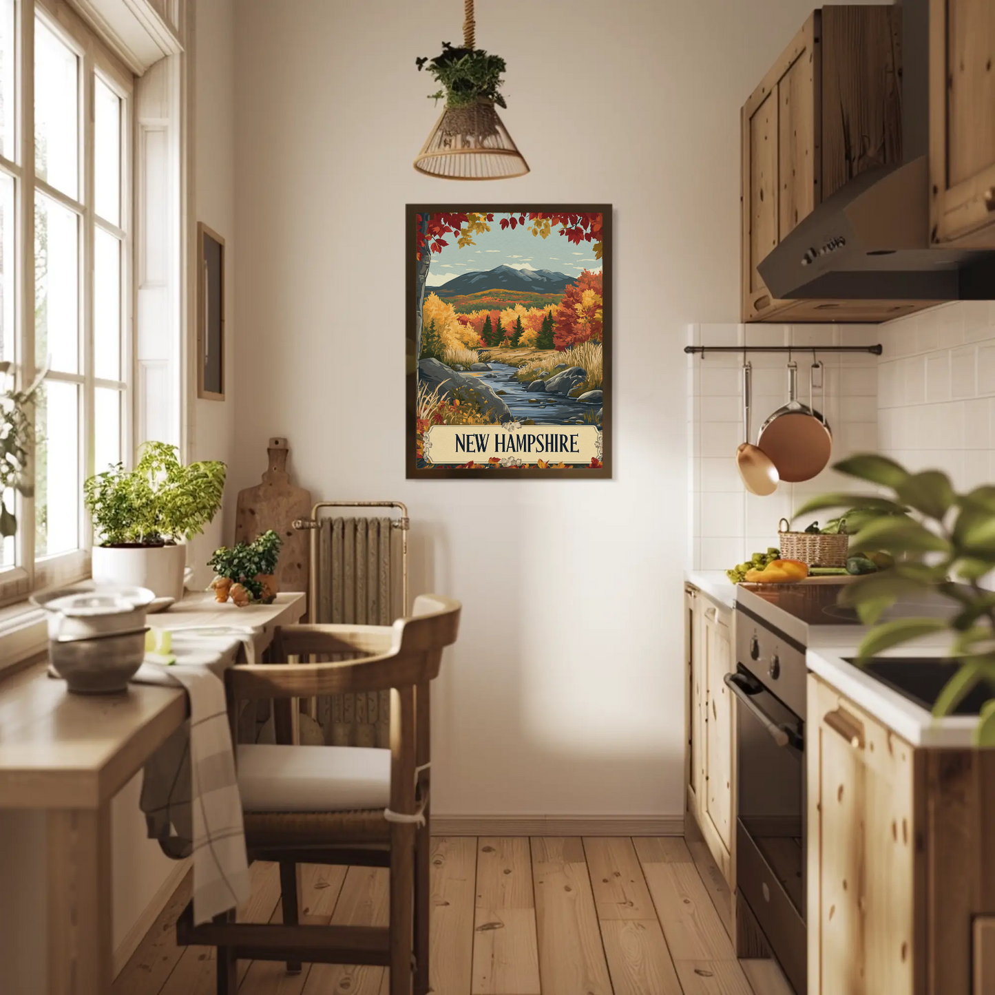 New Hampshire Vintage Poster