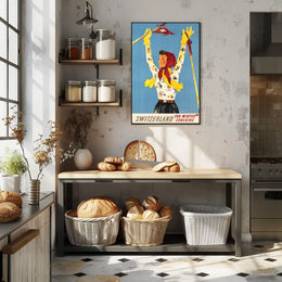 Switzerland For Winter Sunshine Poster