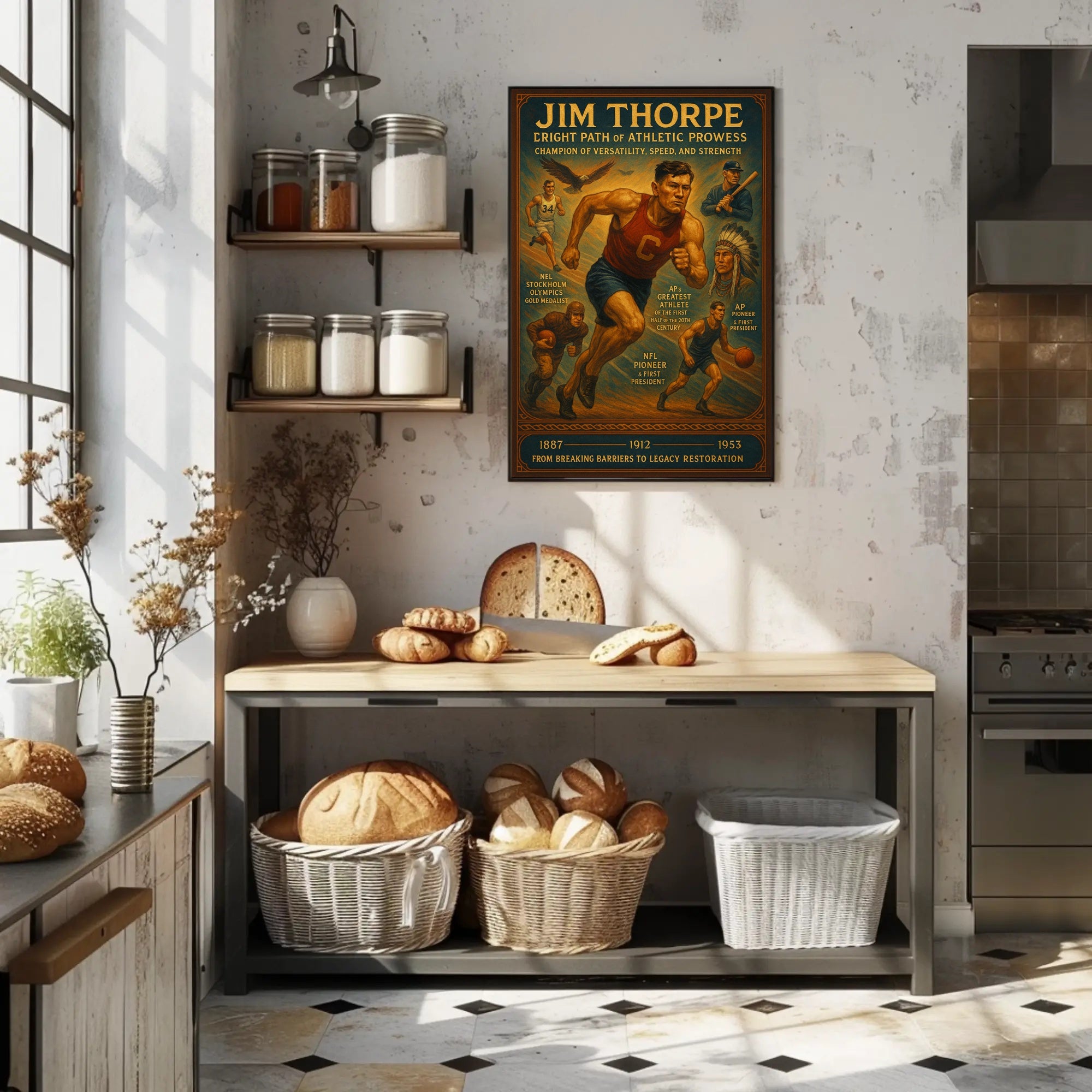 Celebrating Jim Thorpe's Legacy Poster