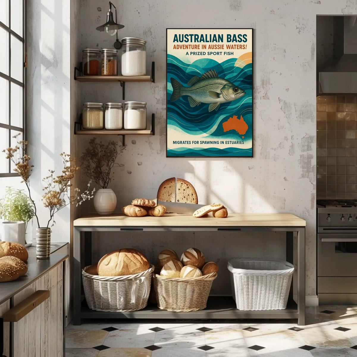 Australian Bass Adventure Poster