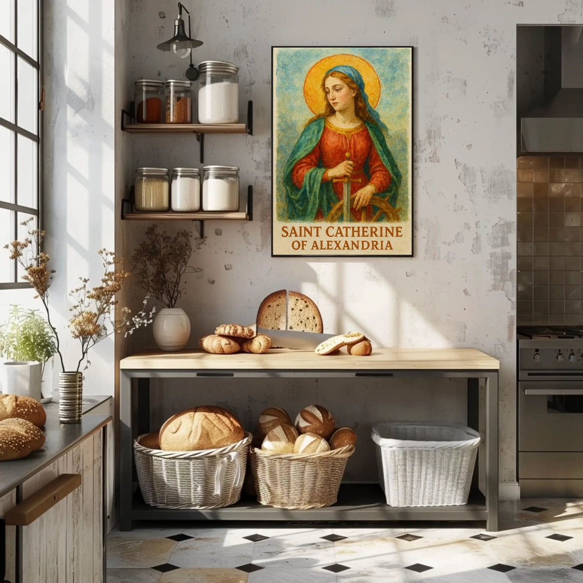 Saint Catherine of Alexandria Poster