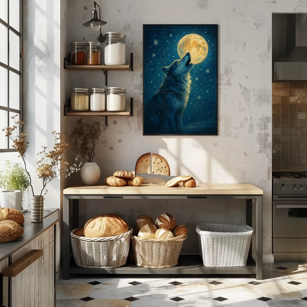 Howling At The Moon Poster