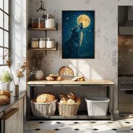 Howling At The Moon Poster