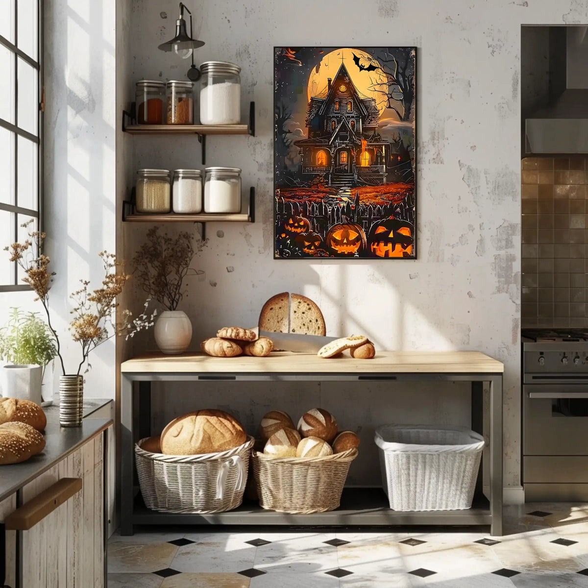 Haunted Halloween Night Poster