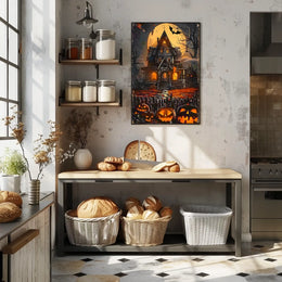 Haunted Halloween Night Poster