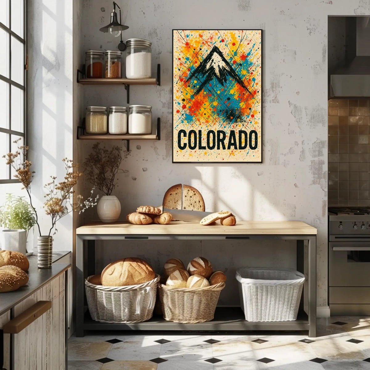 Colorado Mountain Art Poster