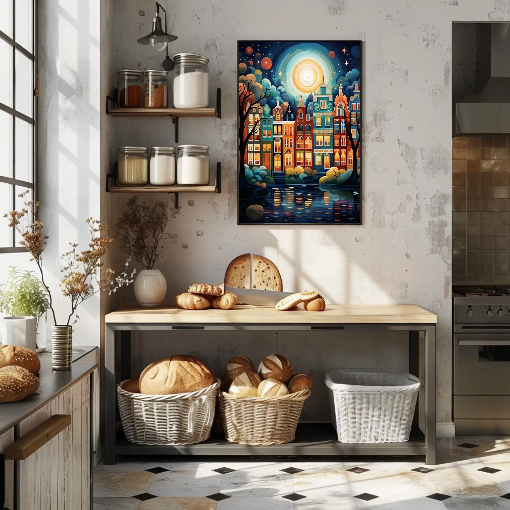 Enchanted Cityscape Poster