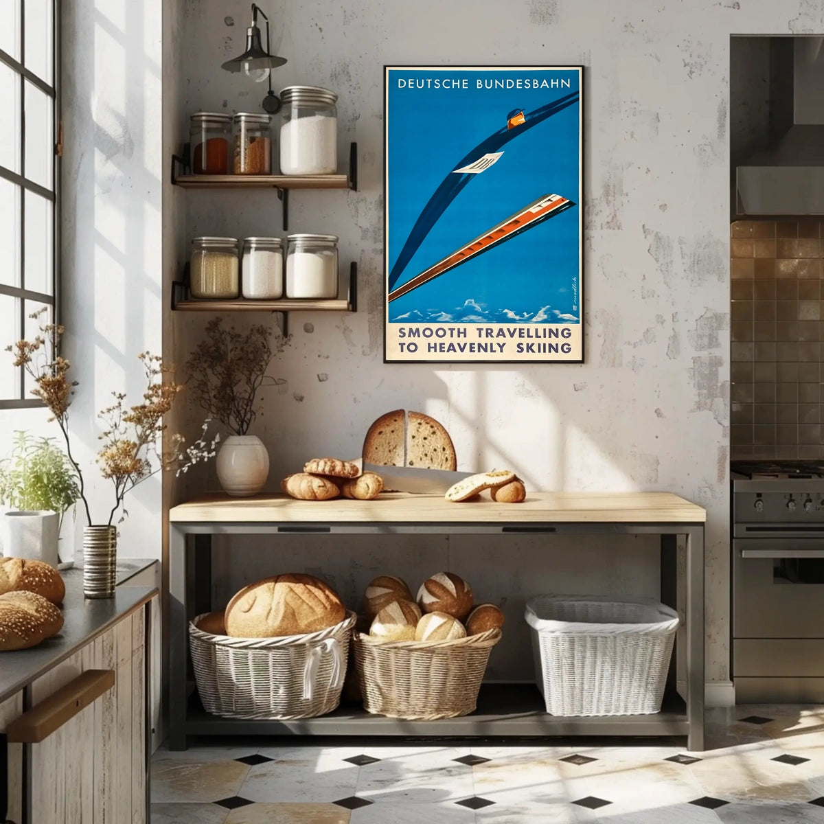 Deutsche Bundesbahn Smooth Travelling Poster