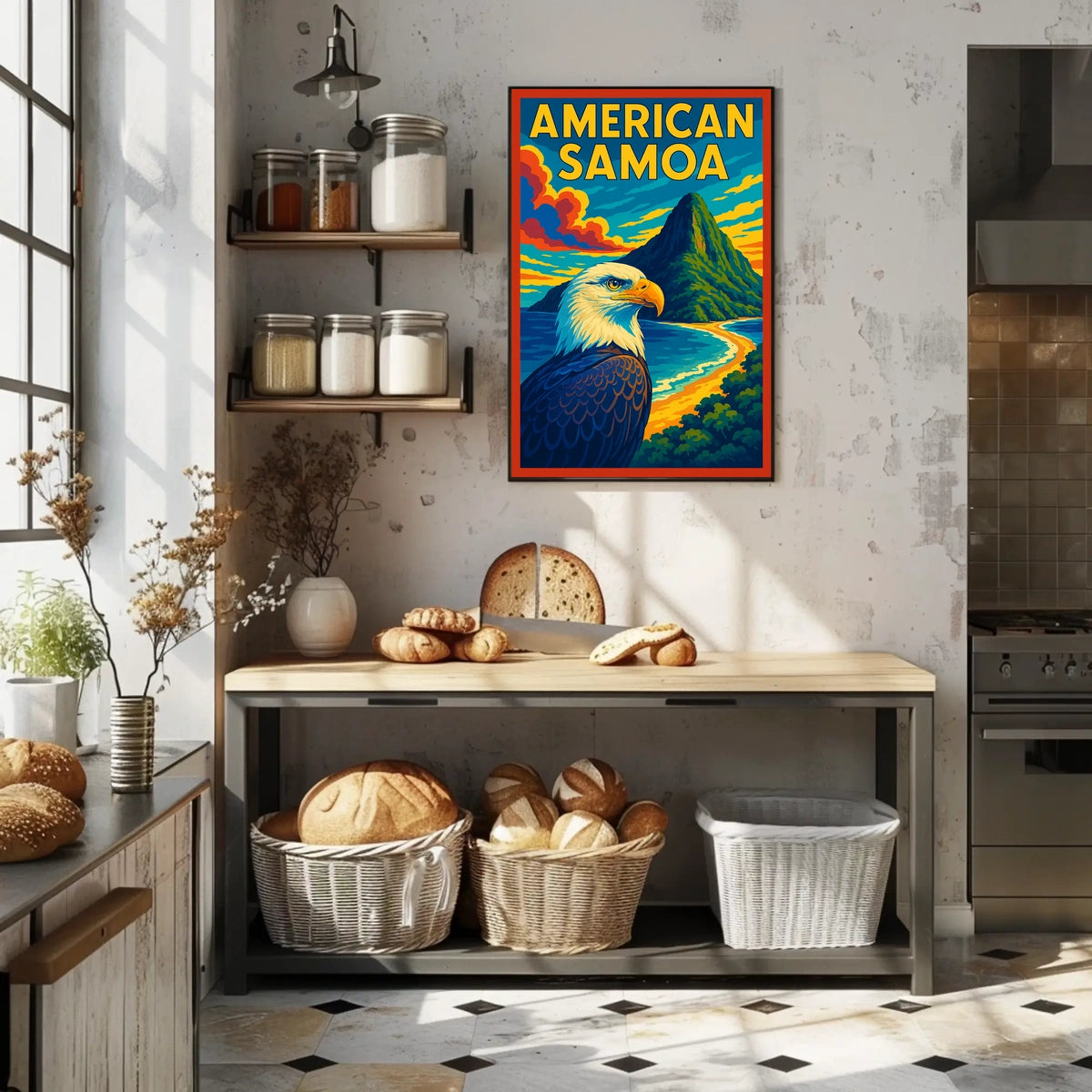 American Samoa Scenic Poster