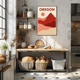 Oregon Landscape Art Poster