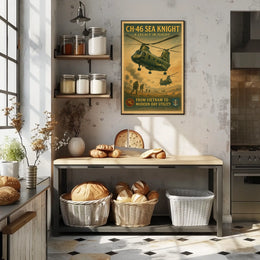 CH-46 Sea Knight A Legacy in Flight Poster