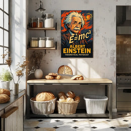 Albert Einstein Theoretical Physicist Poster