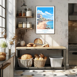 Coastal Charm of Cannes Poster