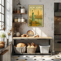 New York Cityscape Poster