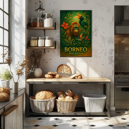 Borneo Wildlife Wonders Poster
