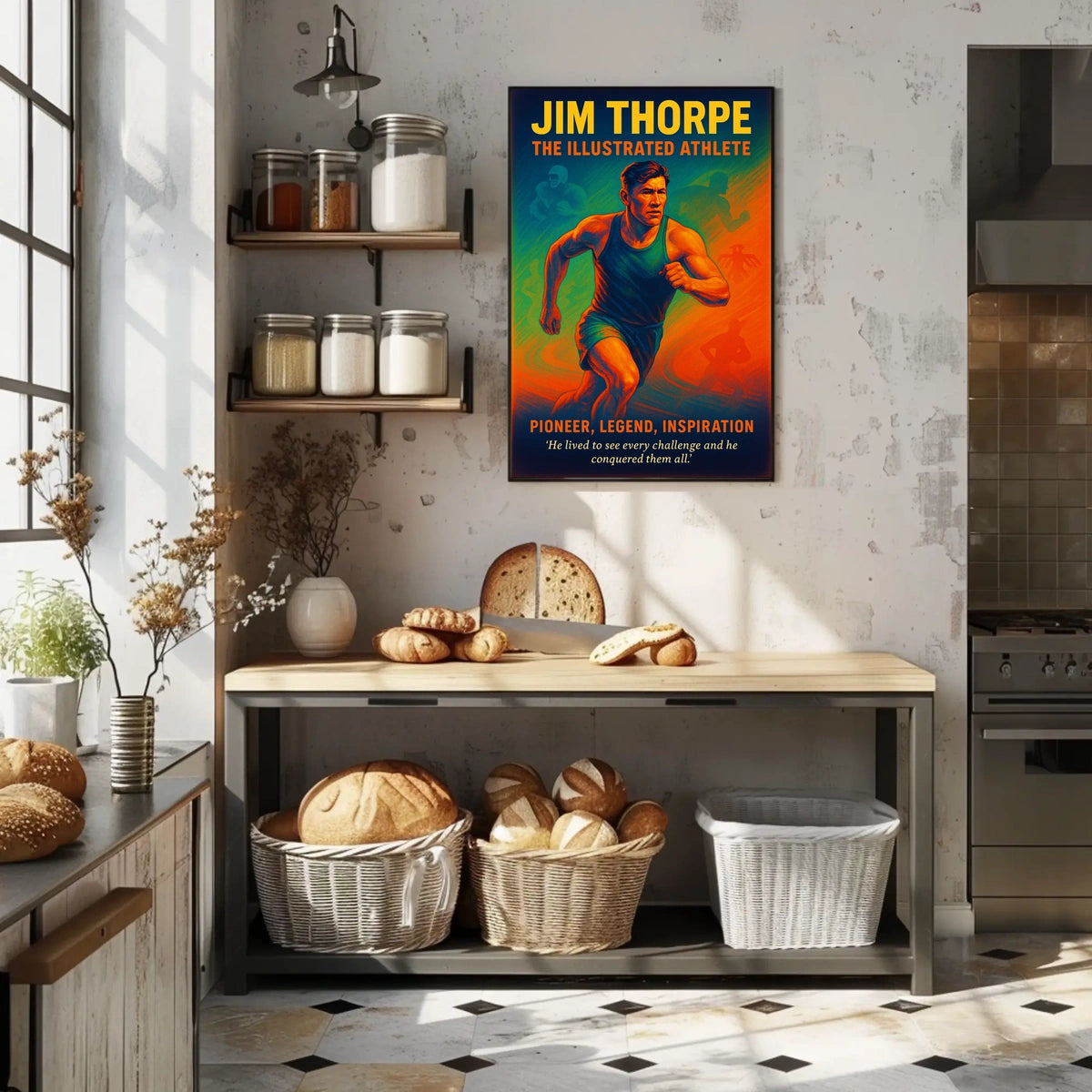 Jim Thorpe Legendary Athlete Jim Thorpe Poster