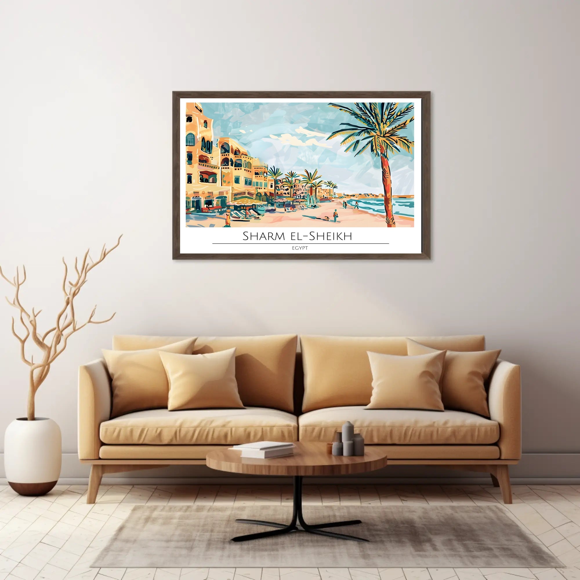 Vibrant Shores of Sharm El-Sheikh Poster PosterGoat