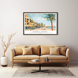 Vibrant Shores of Sharm El-Sheikh Poster PosterGoat