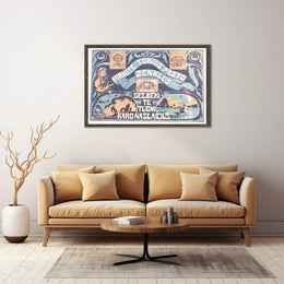 Lithuanian Postage Stamp Promotion Poster