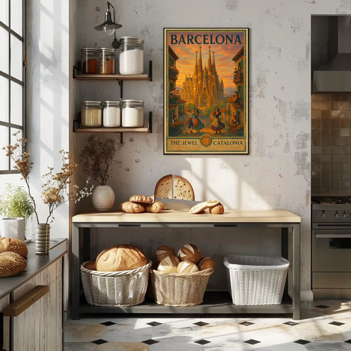 Barcelona The Jewel of Catalonia Poster
