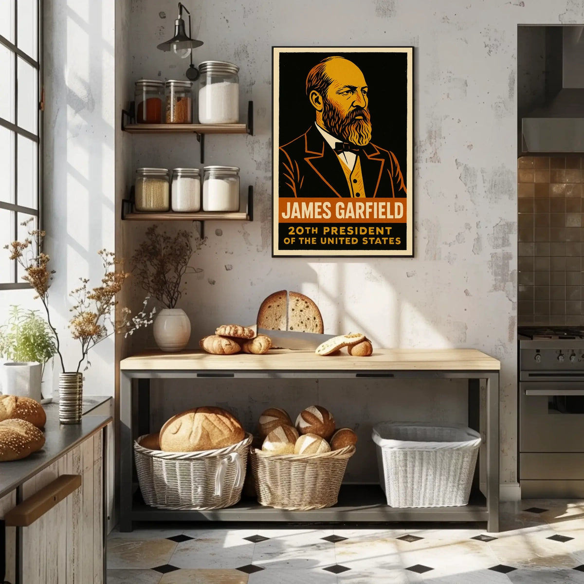 James Garfield 20th President Poster