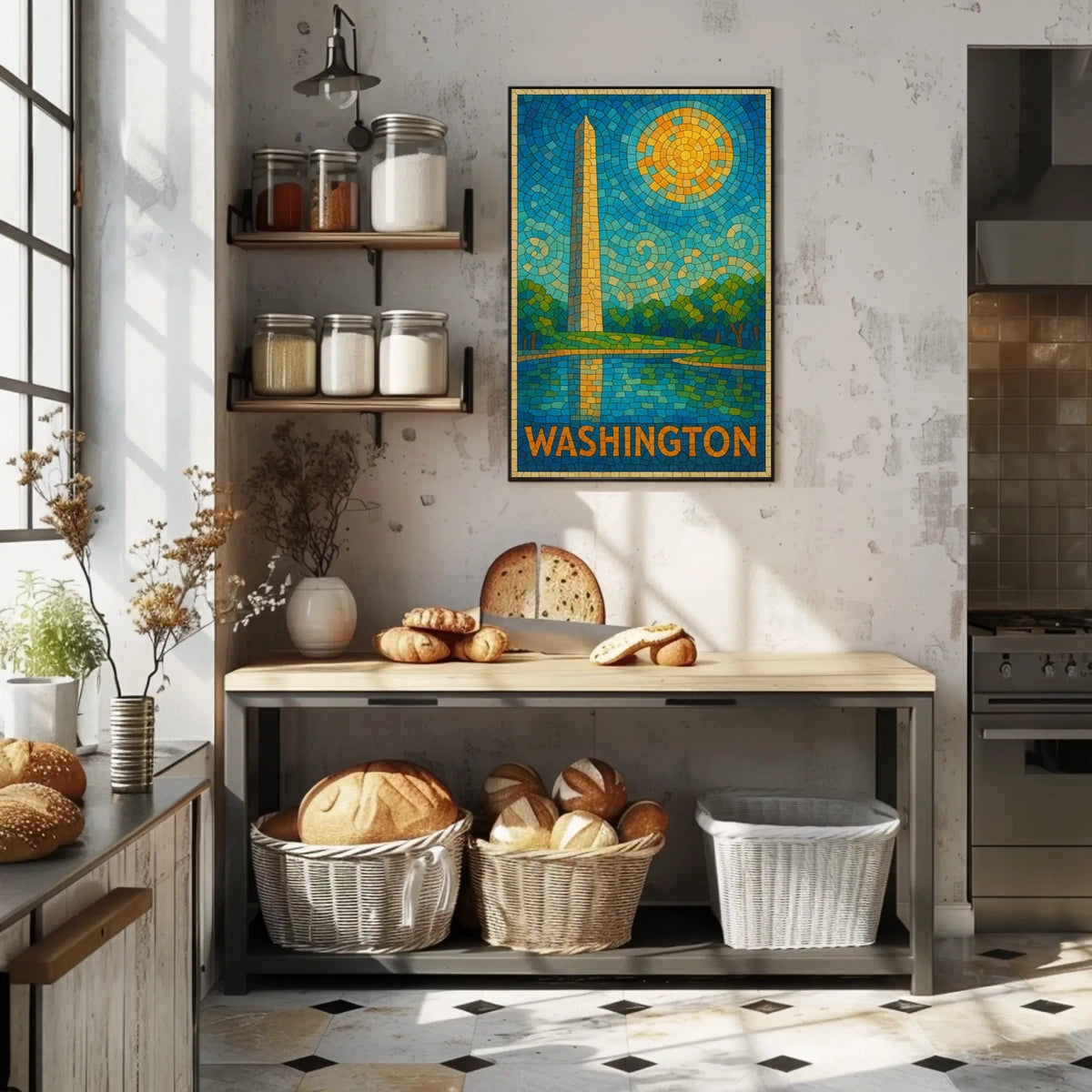 Washington Monument Mosaic Poster