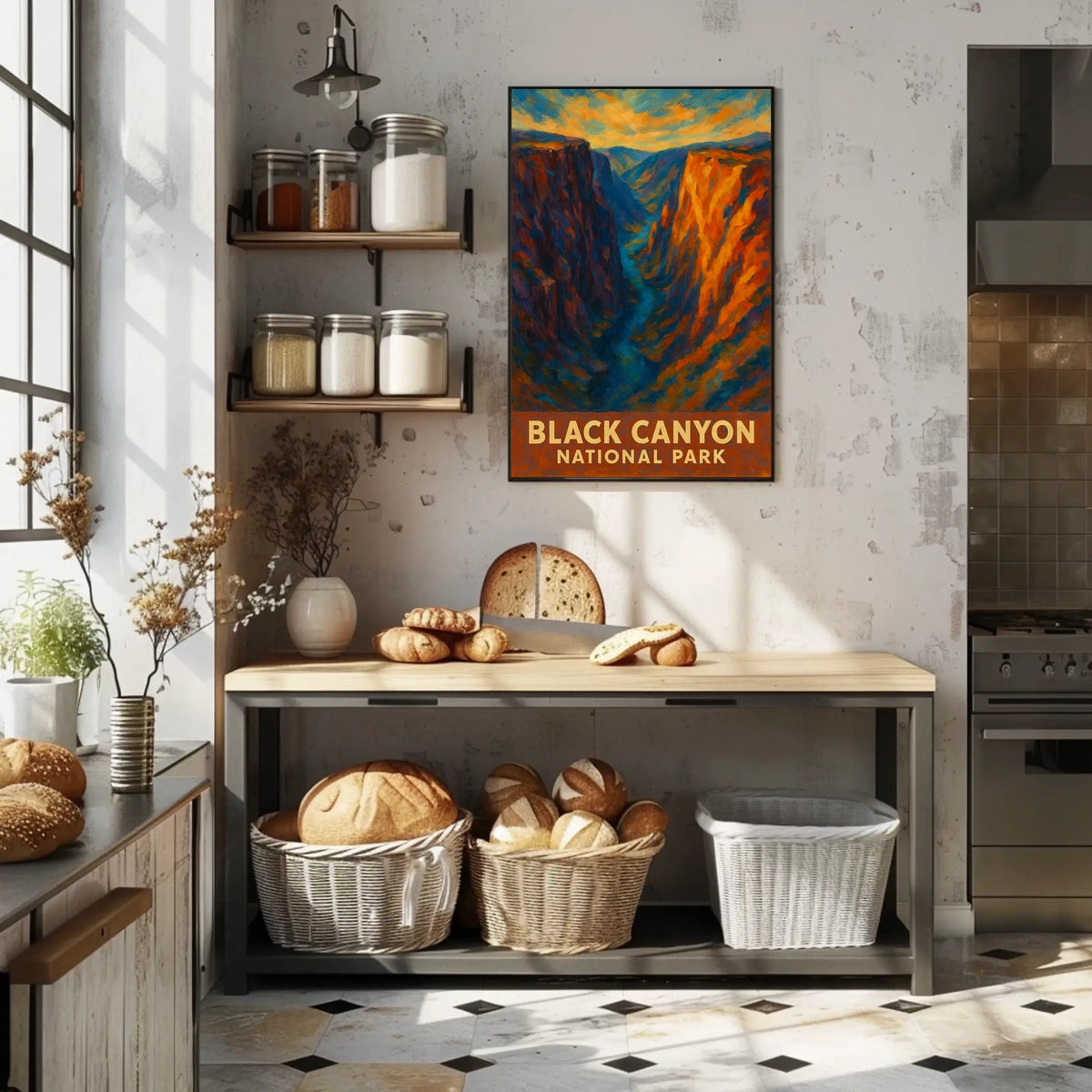 Black Canyon National Park Poster Wall Art 18x24 Print