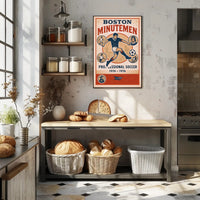 Boston Minutemen Soccer Team Poster PosterGoat