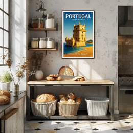 Discover the Beauty of Belém Tower Poster PosterGoat