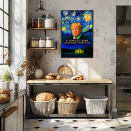 Donald Trump 47th President of the United States Presidential Masterpiece Series Poster