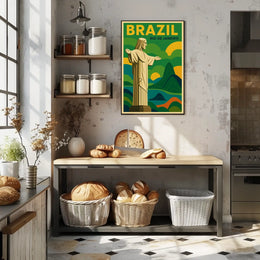Brazil Travel Poster