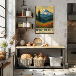 Mount Rainier National Park Poster