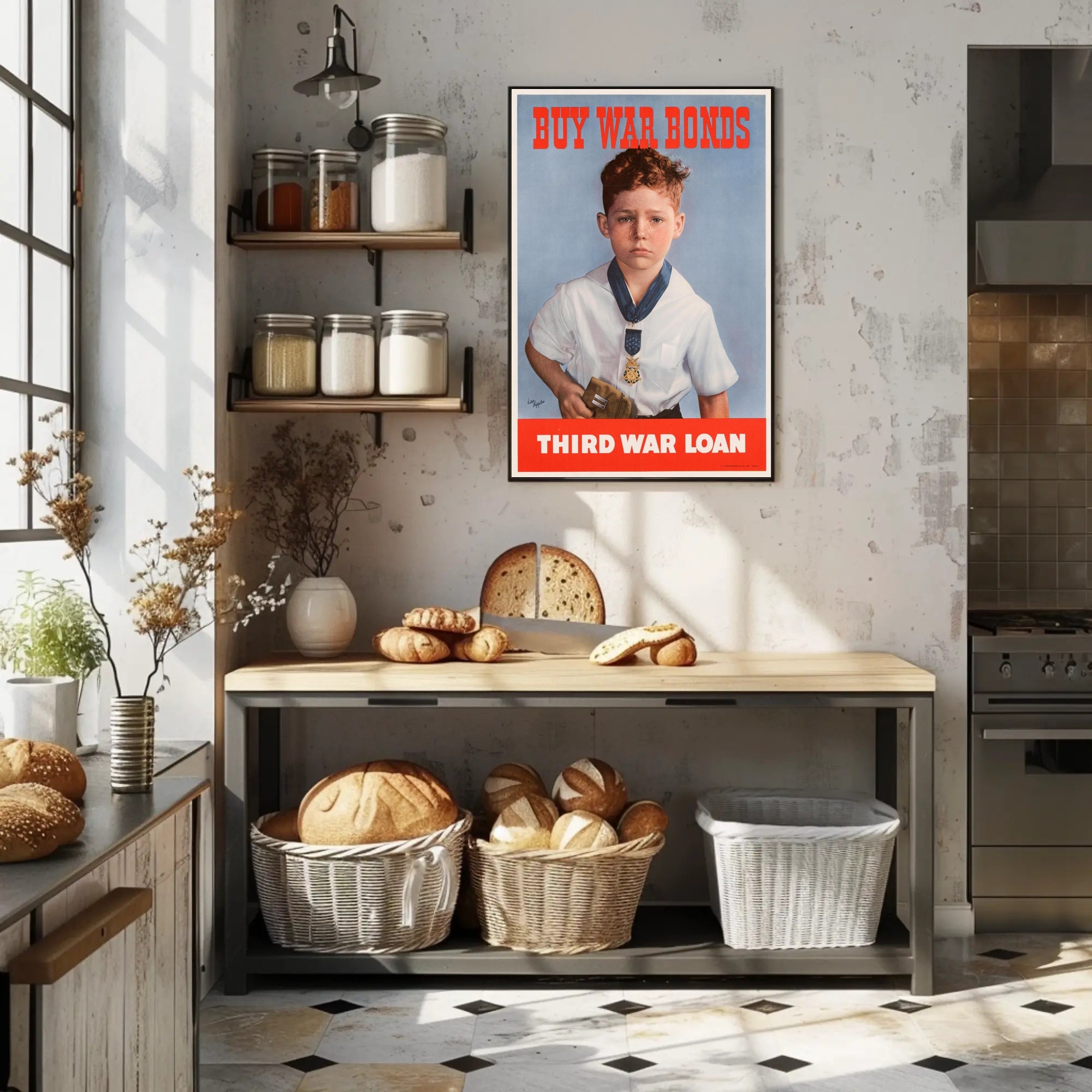 Buy War Bonds Poster PosterGoat