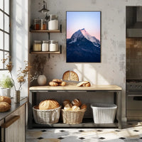 Majestic Mountain At Dawn Poster