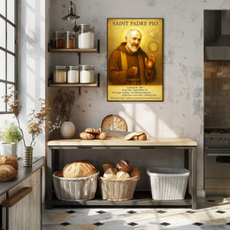 Saint Padre Pio Poster PosterGoat