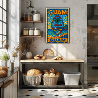 Vibrant Guam Mosaic Poster