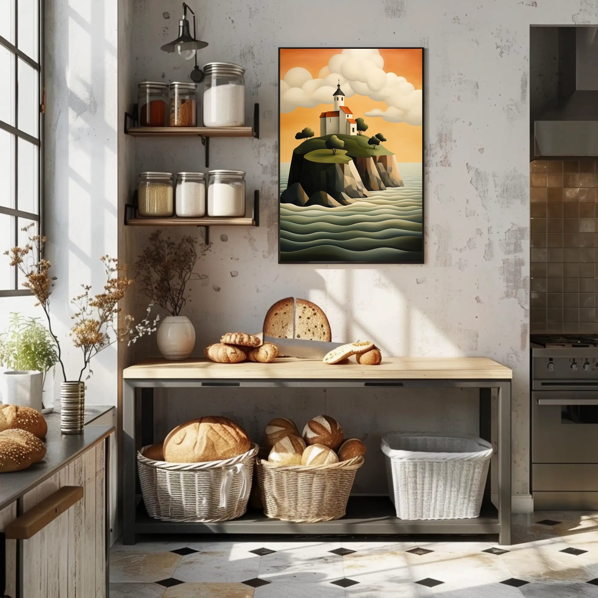 Tranquil Island Sanctuary Poster PosterGoat