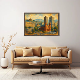 Maseru, Lesotho A Scenic Cityscape Poster